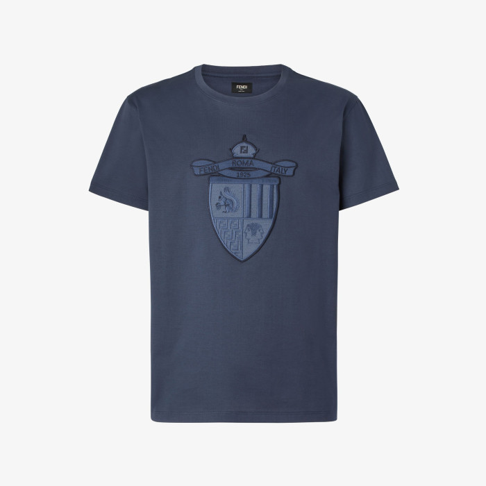Fendi T-Shirt Cotton Blue