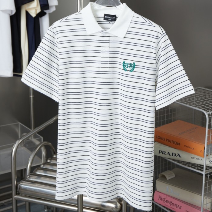 Balenciaga Laurel Classic Fitted Polo Shirt