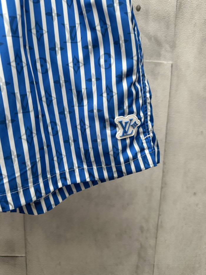 Louis Vuitton Monogram Striped Swim Shorts - Men