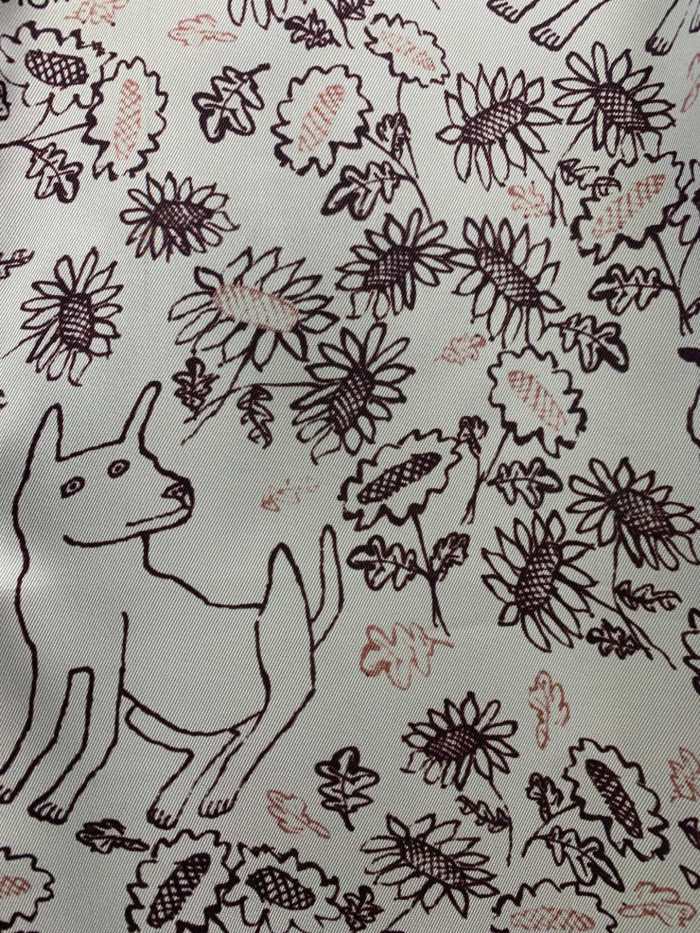 DIOR AND HYLTON NEL Shirt Green Silk Twill