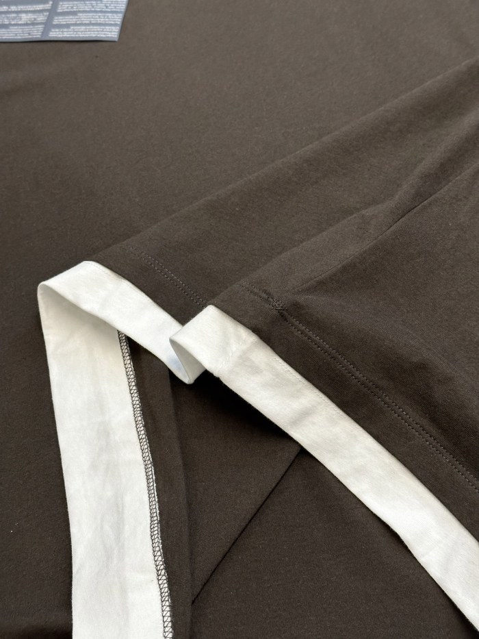 PRADA Chalk WhiteCamel Cotton polo shirt