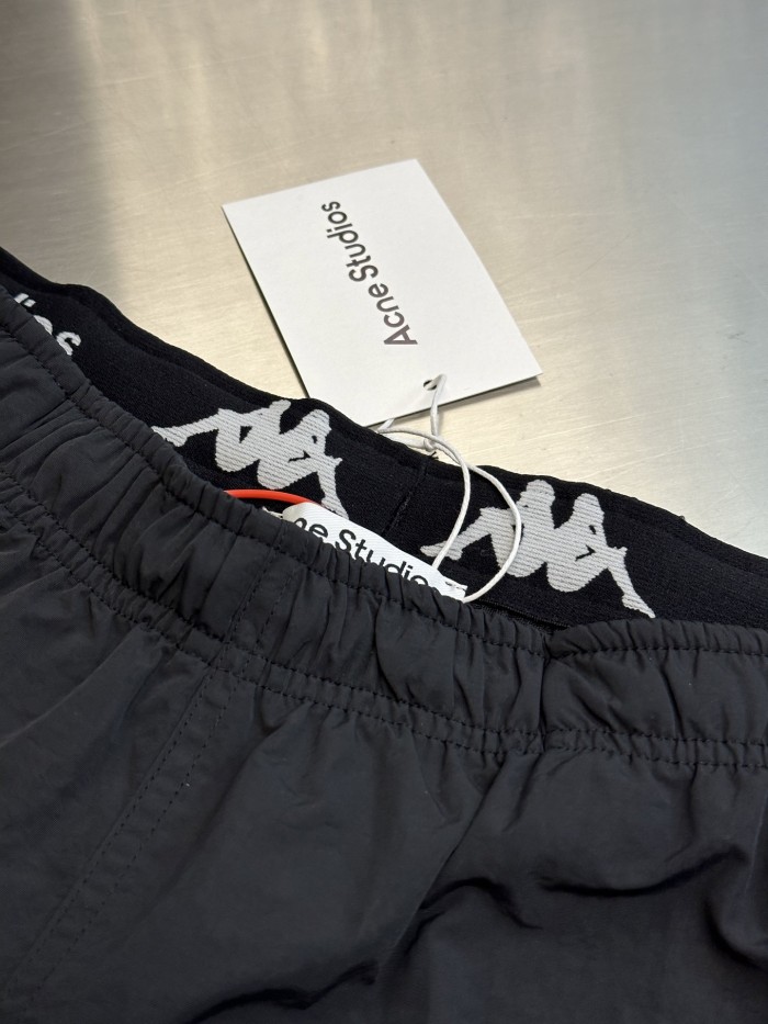 Acne Studios - Relaxed fit shorts - Acne Studios x Kappa - Black