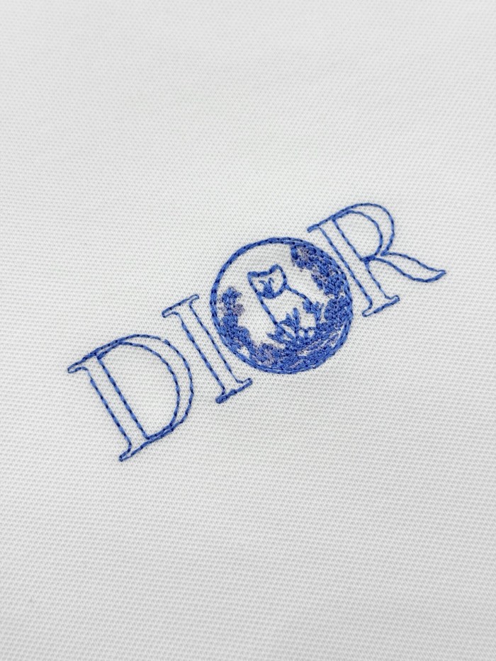 DIOR AND HYLTON NEL-polo Witte katoenpiqué