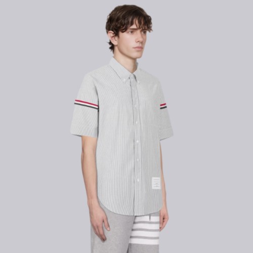 Thom Browne RWB Stripe Polo Shirt