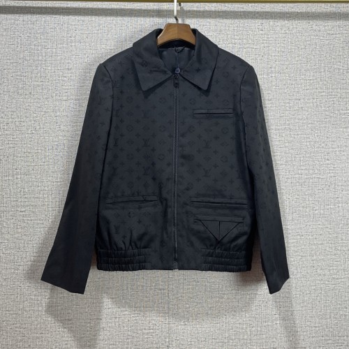 Louis Vuitton Monogram Jacquard Wool Jet Pocket Blouson - Men