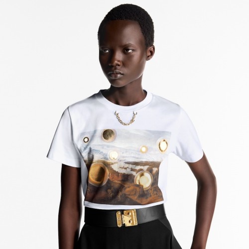 Louis Vuitton x Laurent Grasso Print T-Shirt - Luxury Brown