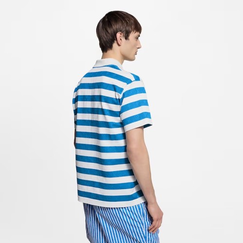 Louis Vuitton Monogram Striped Polo Shirt - Men
