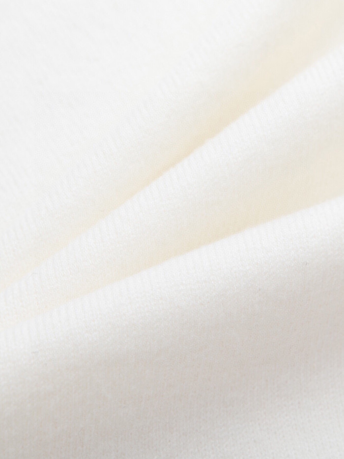 Prada logo-print Fleece Sweatshirt  White