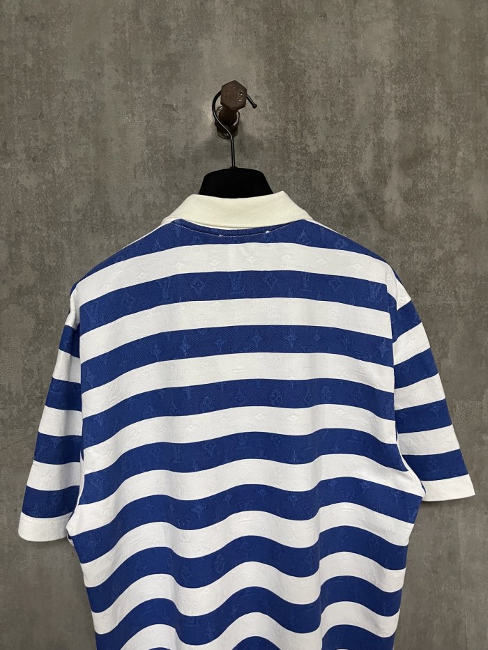Louis Vuitton Monogram Striped Polo Shirt - Men
