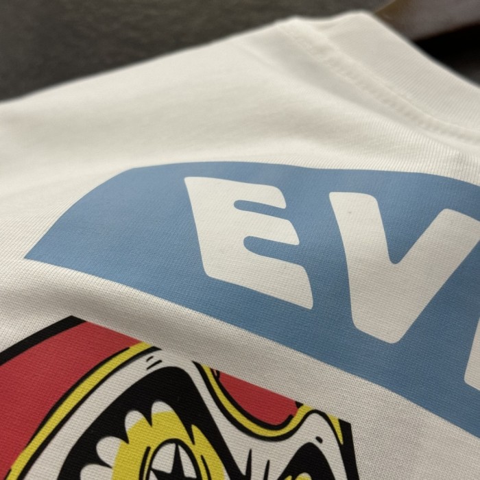 Evisu cotton t-shirt men's white
