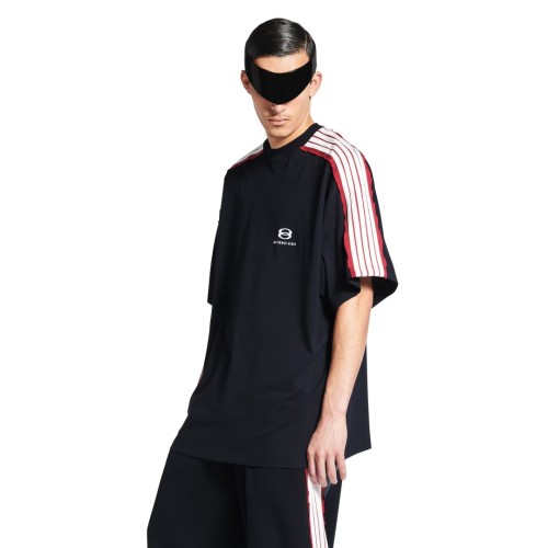 Balenciaga Unity Sports Icon Oversized T-shirt in Faded Black/white