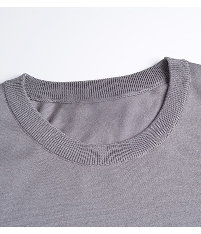 Thom Browne Fine Merino Wool 4-Bar Tee