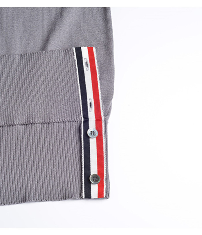 Thom Browne Fine Merino Wool 4-Bar Tee