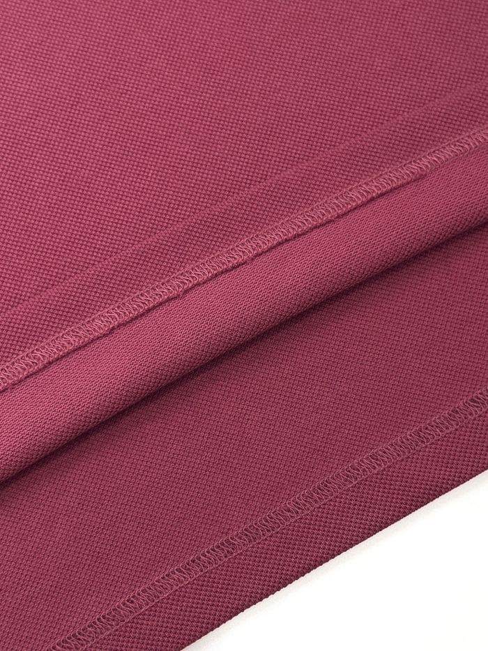 GUCCI Cotton polo shirt in Gucci Rosso Ancora red