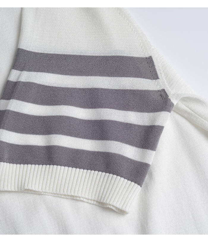 Thom Browne Fine Merino Wool 4-Bar Tee