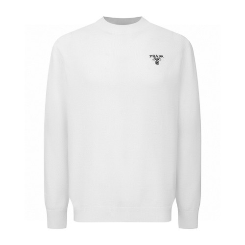 Prada logo-print Fleece Sweatshirt  White