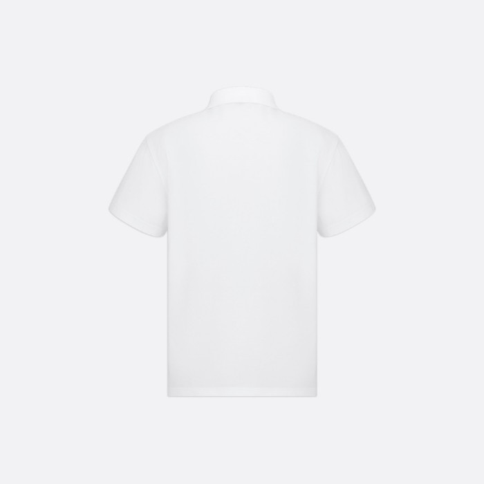 DIOR AND HYLTON NEL-polo Witte katoenpiqué