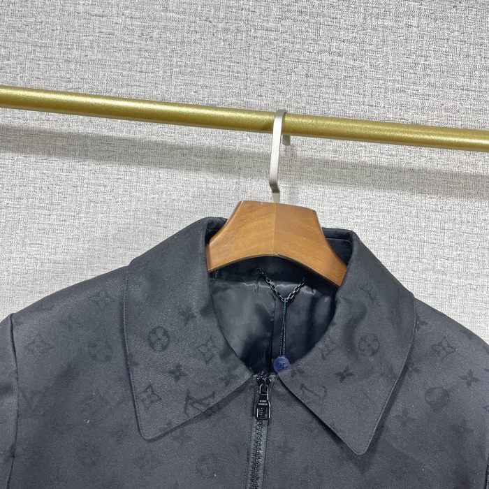 Louis Vuitton Monogram Jacquard Wool Jet Pocket Blouson - Men