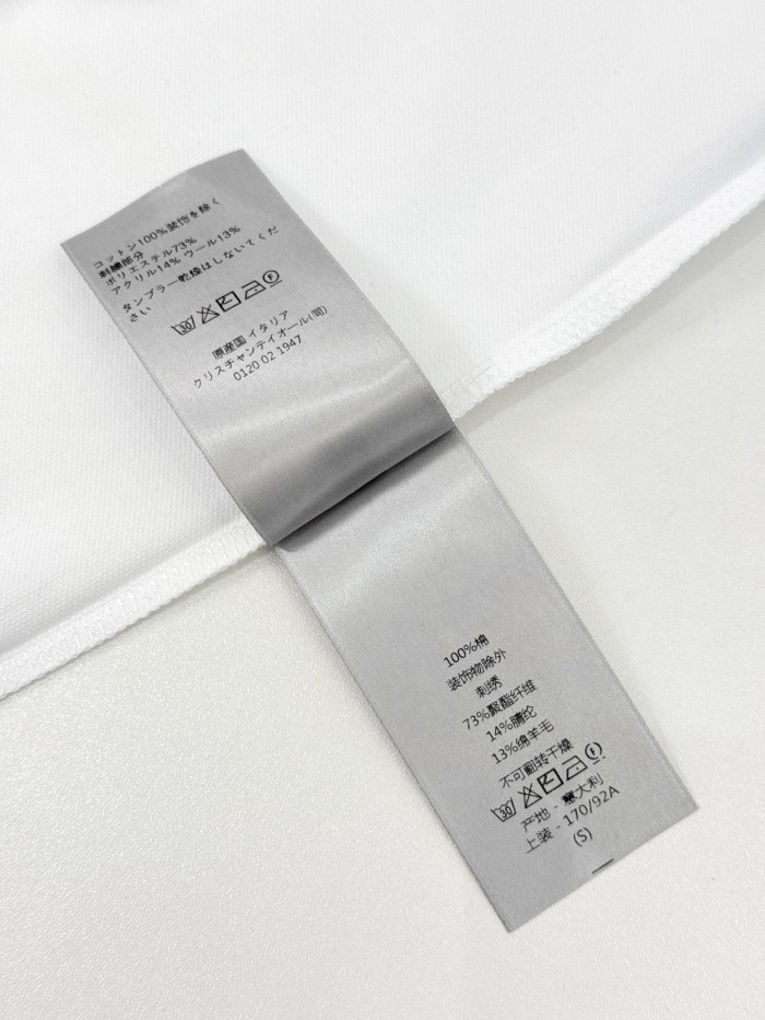 DIOR AND HYLTON NEL-polo Witte katoenpiqué