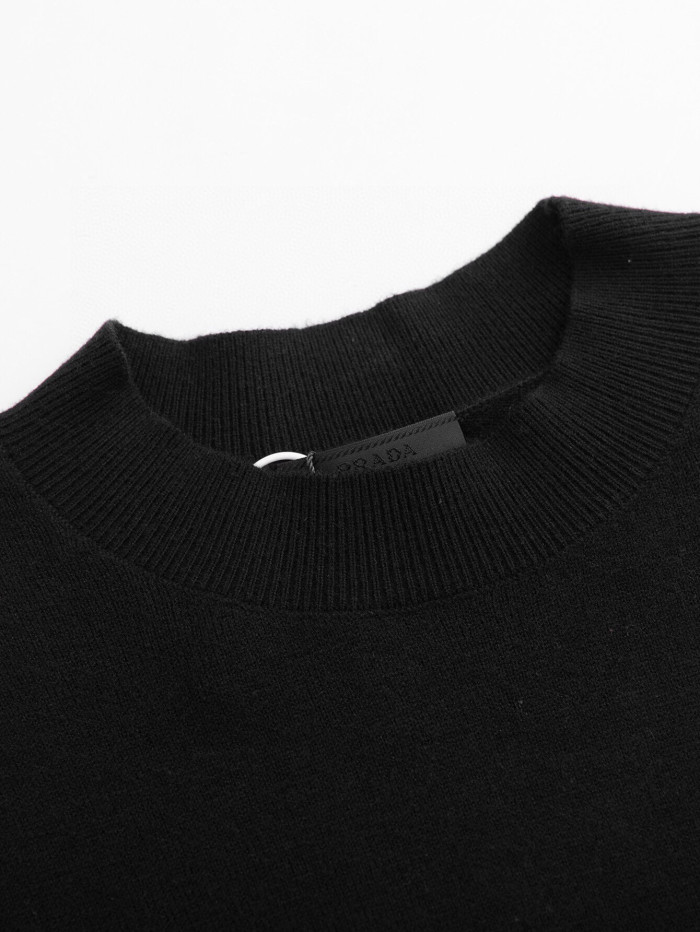 Prada logo-print Fleece Sweatshirt  White