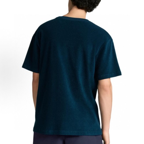 Christian Dior Couture T-Shirt, Relaxed Fit Blue Terry Cotton