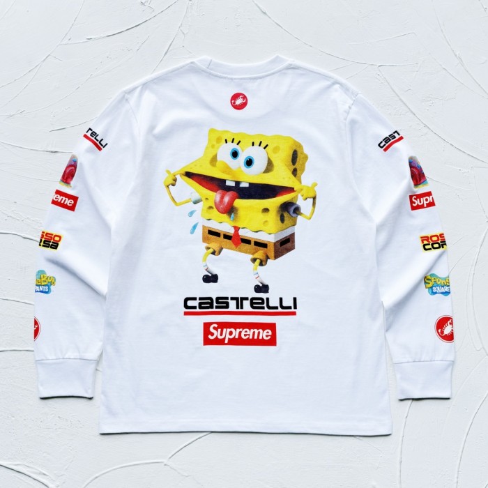 Supreme SpongeBob SquarePantsCastelli® Racing LS Tee