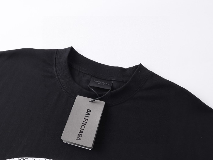 Balenciaga Crinkled Effect T-Shirt