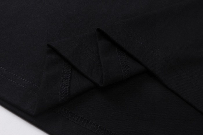 Balenciaga Beverly Hills Vintage Medium-Fit T-Shirt In Black