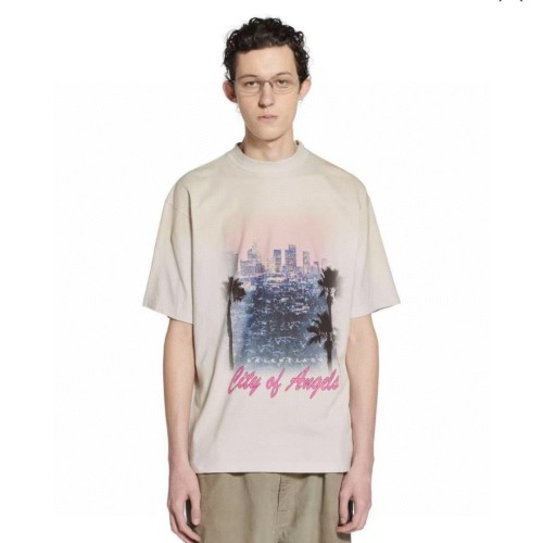 Balenciaga City Of Angels T-shirt Medium Fit in Black Faded
