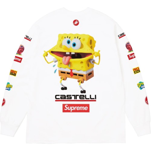 Supreme SpongeBob SquarePantsCastelli® Racing LS Tee