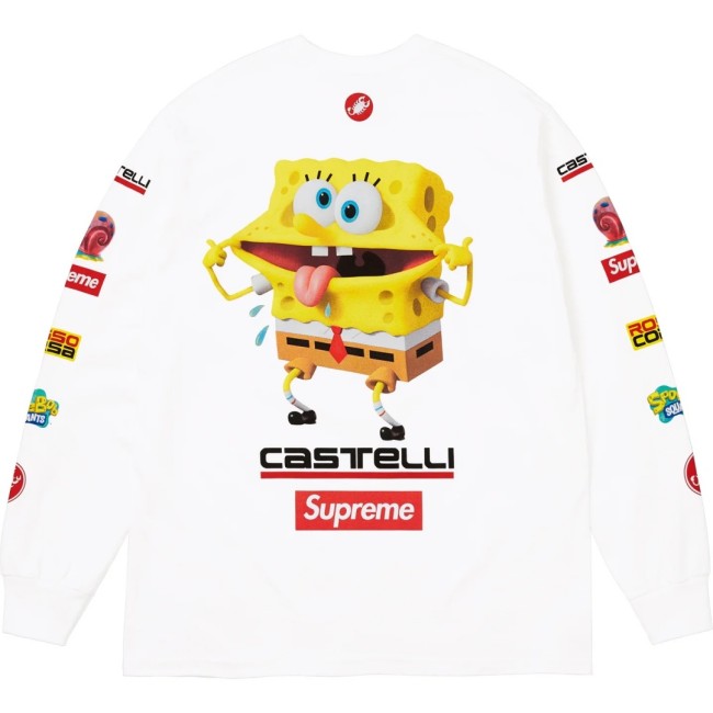 Supreme SpongeBob SquarePantsCastelli® Racing LS Tee