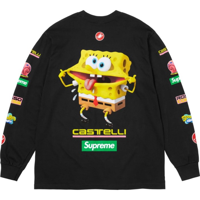 Supreme SpongeBob SquarePantsCastelli® Racing LS Tee