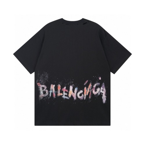 Balenciaga Nail Polish T-shirt Medium Fit in Faded Black
