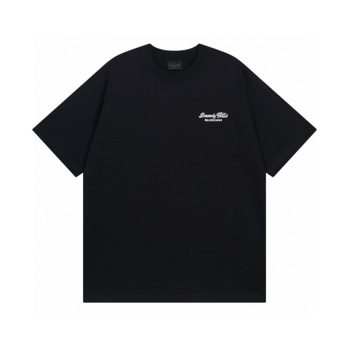 Balenciaga Beverly Hills Vintage Medium-Fit T-Shirt In Black