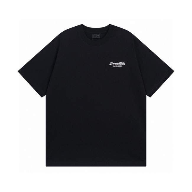 Balenciaga Beverly Hills Vintage Medium-Fit T-Shirt In Black