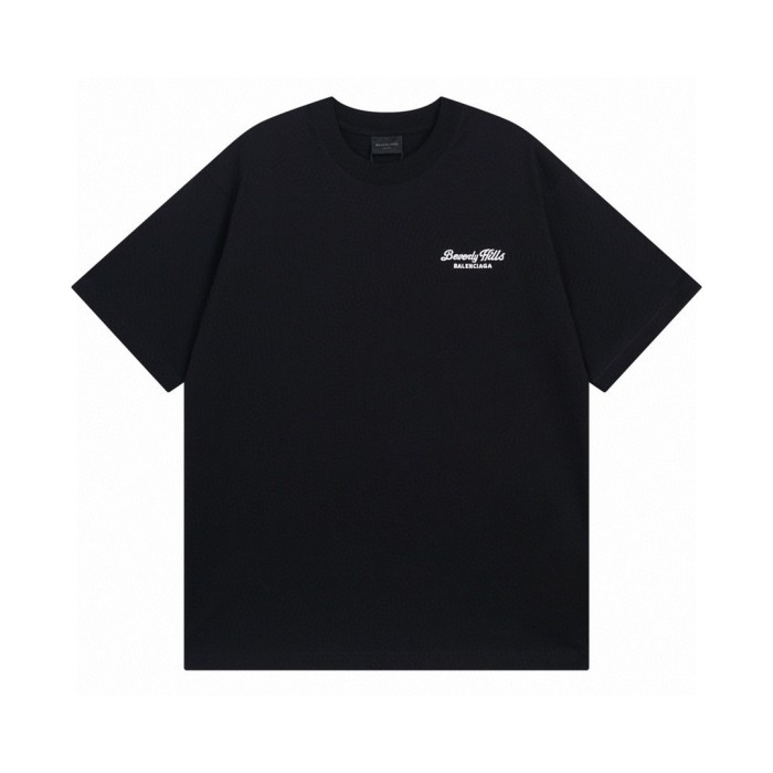 Balenciaga Beverly Hills Vintage Medium-Fit T-Shirt In Black