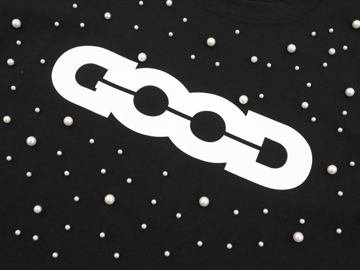 GOODBRAND ALL OVER RHINESTONE TEE