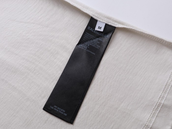 Men's Balenciaga Back Sleeveless T-shirt in Dirty
