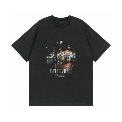 Balenciaga Back Letter Print T-shirt