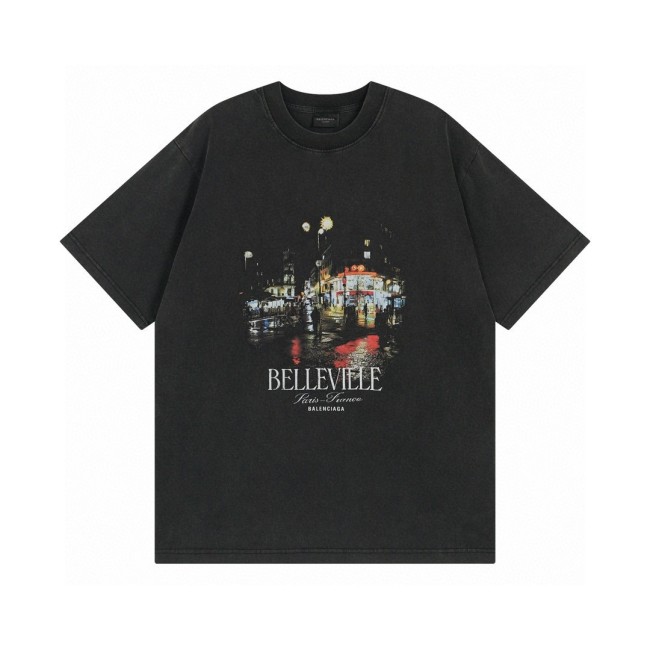Balenciaga Back Letter Print T-shirt