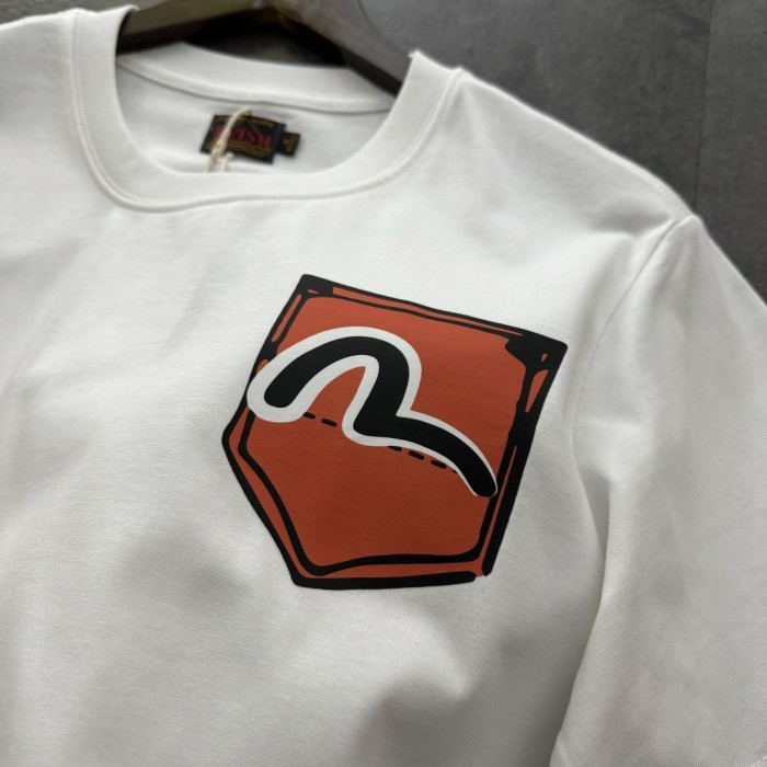 Evisu Graffiti Print T-Shirt