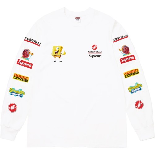 Supreme SpongeBob SquarePantsCastelli® Racing LS Tee