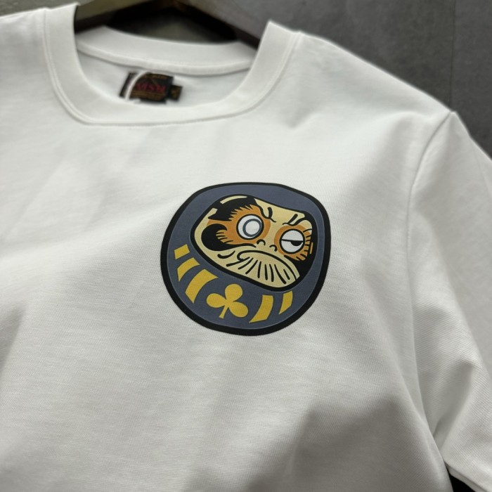Evisu Dharma Maneki Neko printed T-shirt
