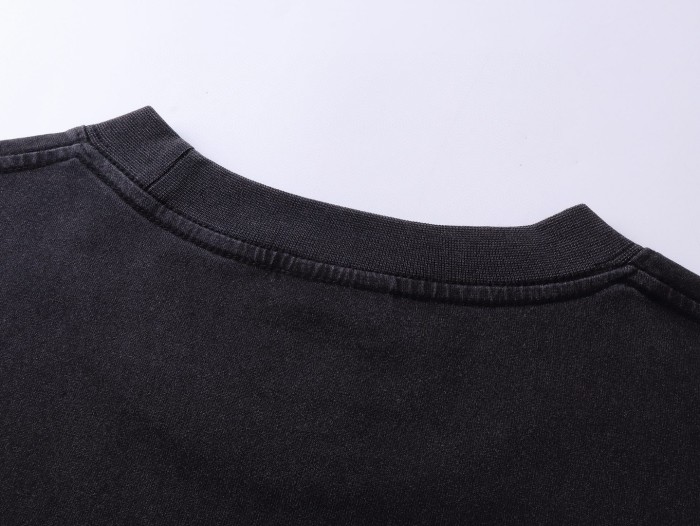 Balenciaga City Of Angels T-shirt Medium Fit in Black Faded