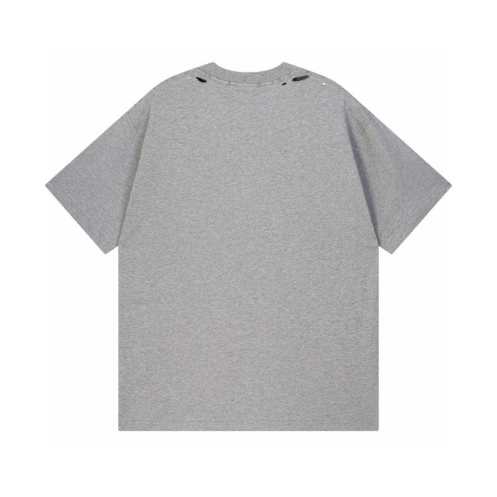 Balenciaga International Cropped T-shirt in Faded Black