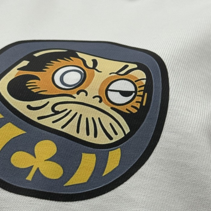 Evisu Dharma Maneki Neko printed T-shirt