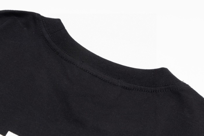 Men's Balenciaga SS21 Solid Color Logo Printing T-shirt