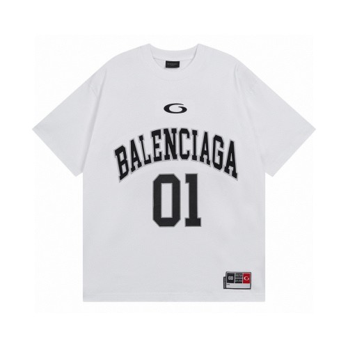 Balenciaga White Basketball Series Oversized T-shirt