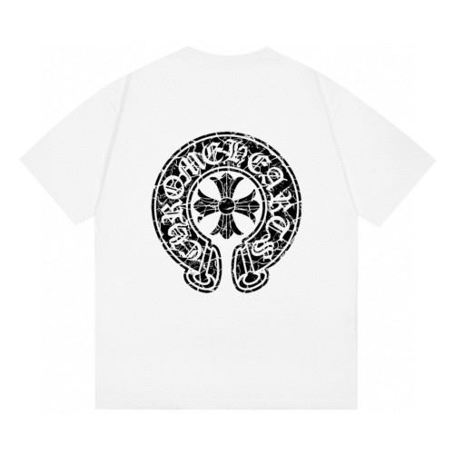 Chrome Hearts Horse Shoe T-shirt Cotton White