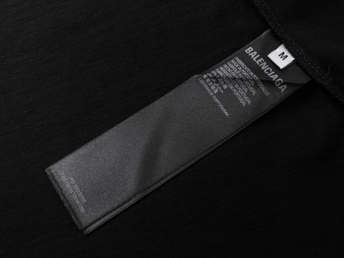 Balenciaga Nail Polish T-shirt Medium Fit in Faded Black